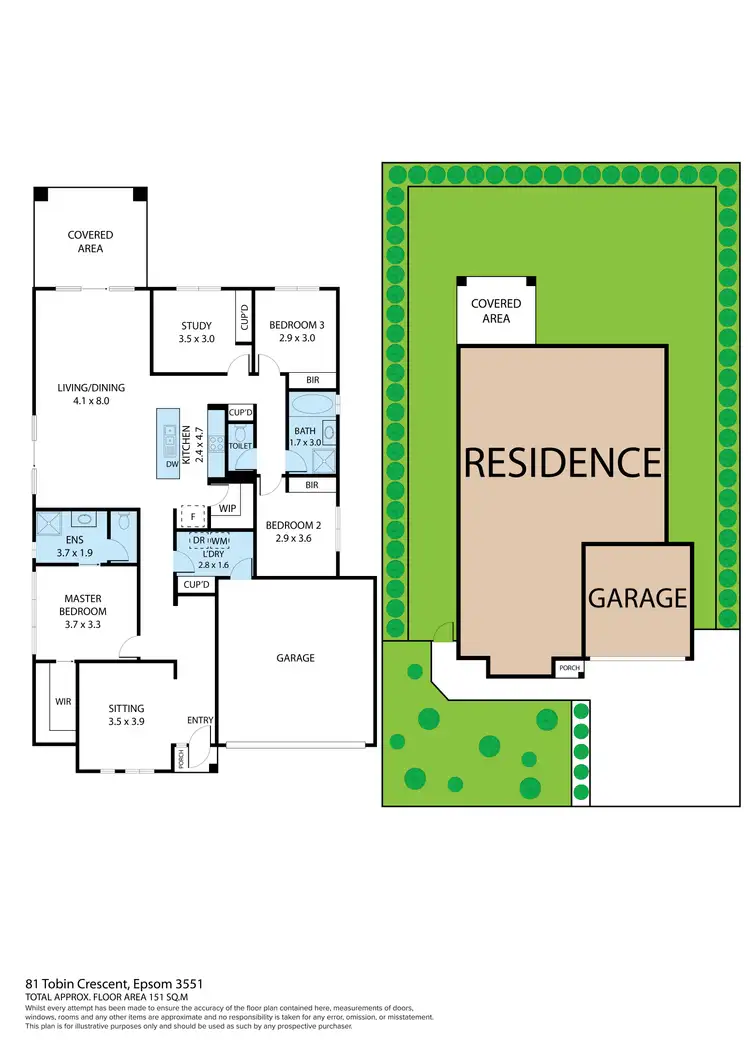 Floorplan of Homely house listing, 81 Tobin Crescent, Epsom VIC 3551