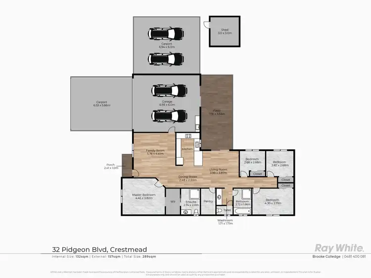 Floorplan of Homely house listing, 32 Pidgeon Boulevard, Crestmead QLD 4132