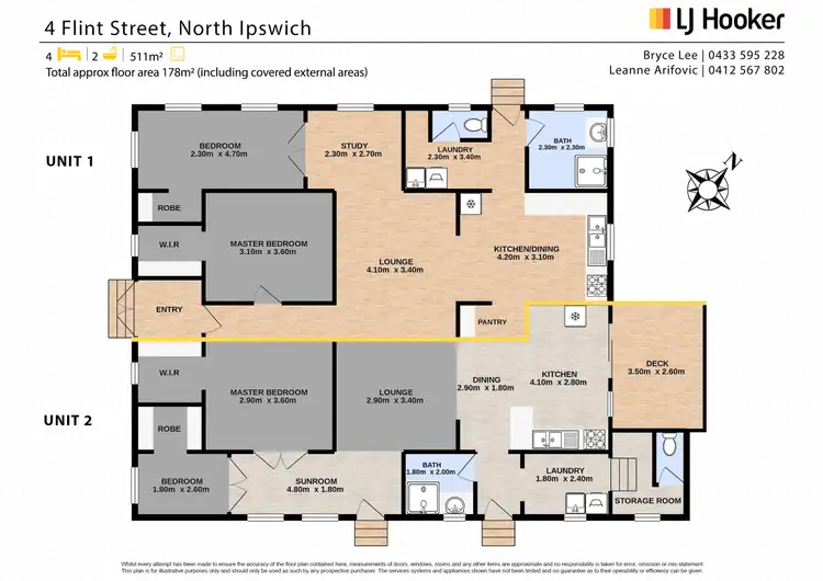 Floorplan of Homely house listing, 4 Flint Street, North Ipswich QLD 4305