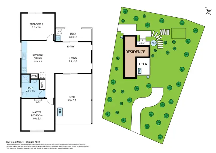 Floorplan of Homely house listing, 85 Herald Street, Toomulla QLD 4816