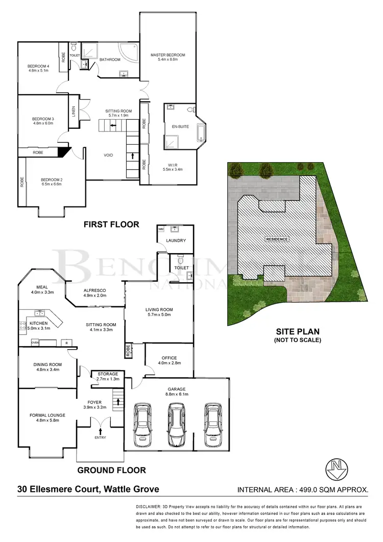 Floorplan of Homely house listing, 30 Ellesmere Court, Wattle Grove NSW 2173