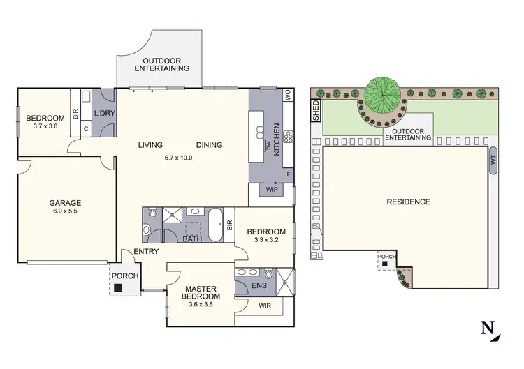 Floorplan of Homely house listing, 40A Sellick Drive, Croydon VIC 3136
