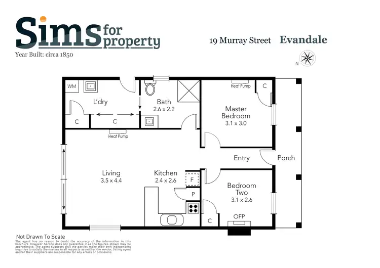 Floorplan of Homely house listing, 19 Murray Street, Evandale TAS 7212