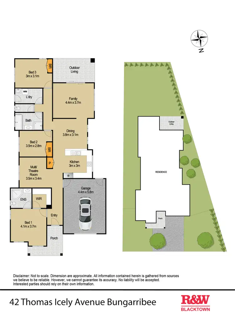Floorplan of Homely house listing, 42 Thomas Icely Avenue, Bungarribee NSW 2767