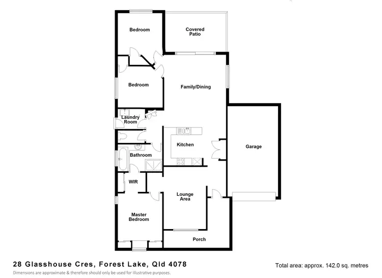 Floorplan of Homely house listing, 28 Glasshouse Crescent, Forest Lake QLD 4078