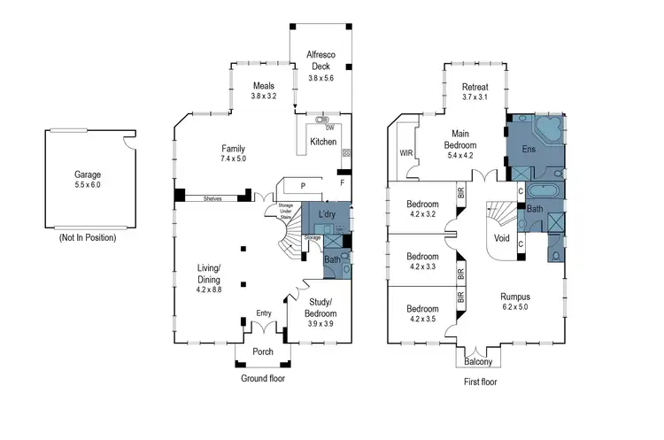Floorplan of Homely house listing, 5 Chilcote Court, Box Hill South VIC 3128