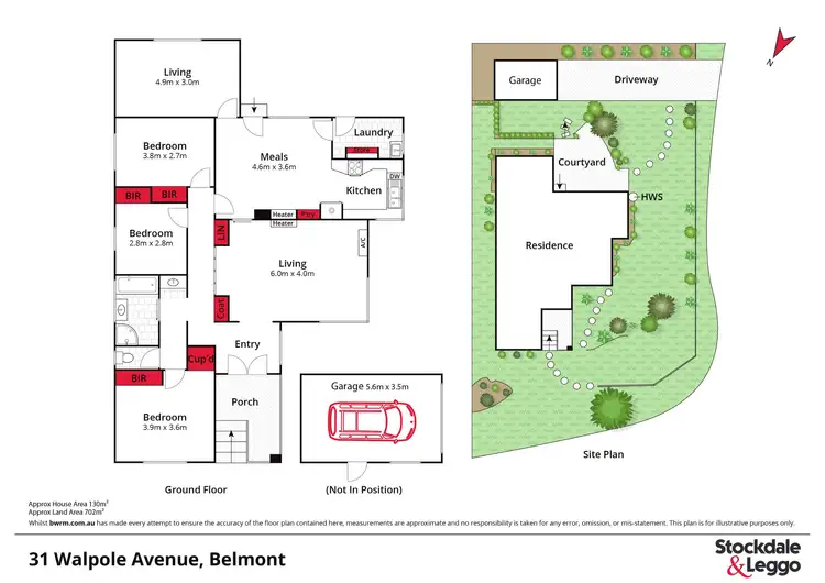 Floorplan of Homely house listing, 31 Walpole Avenue, Belmont VIC 3216
