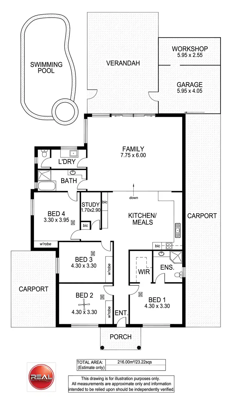 Floorplan of Homely house listing, 53 Baker Street, Glengowrie SA 5044