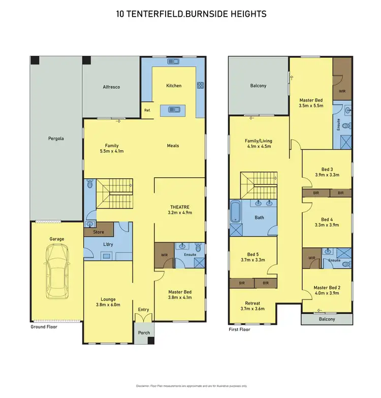 Floorplan of Homely house listing, 10 Tenterfield Drive, Burnside Heights VIC 3023