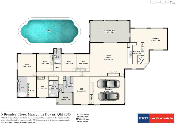 Floorplan of Homely house listing, 5 Bromley Close, Murrumba Downs QLD 4503
