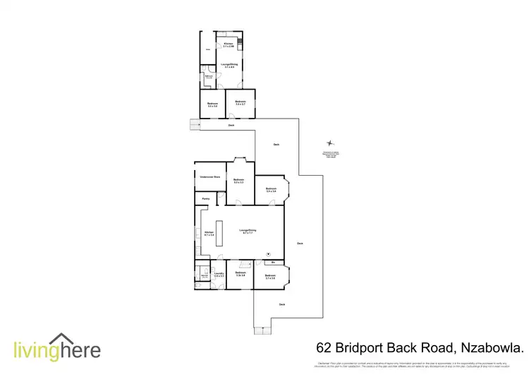 Floorplan of Homely rural property listing, 62 Bridport Back Road, Nabowla TAS 7260