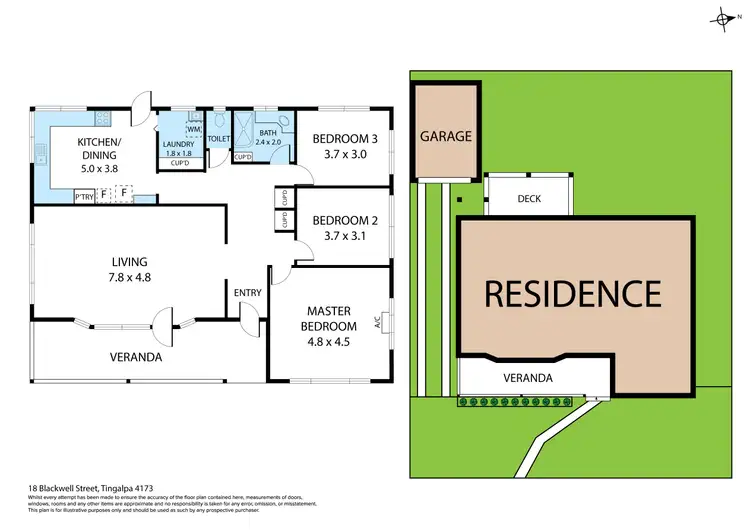 Floorplan of Homely house listing, 18 Blackwell Street, Tingalpa QLD 4173