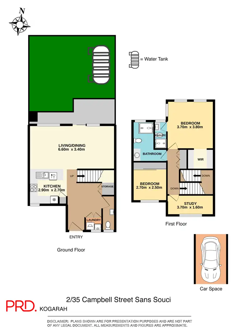 Floorplan of Homely townhouse listing, 2/35 Campbell Street, Sans Souci NSW 2219