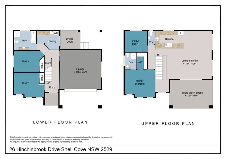 Floorplan of Homely house listing, 26 Hinchinbrook Drive, Shell Cove NSW 2529