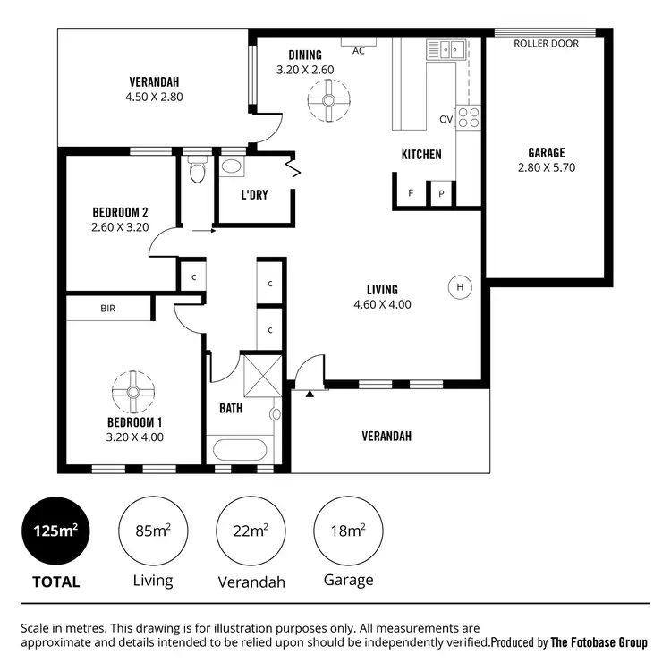 Floorplan of Homely unit listing, 1/26-30 Richards Drive, Morphett Vale SA 5162