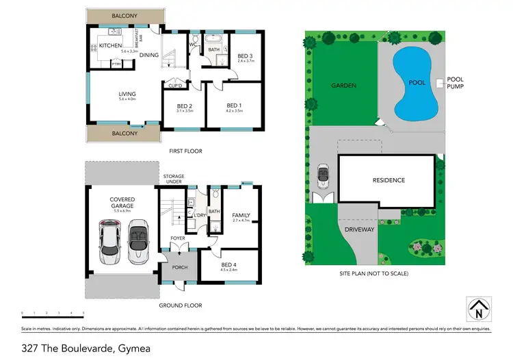 Floorplan of Homely house listing, 327 The Boulevarde, Gymea NSW 2227