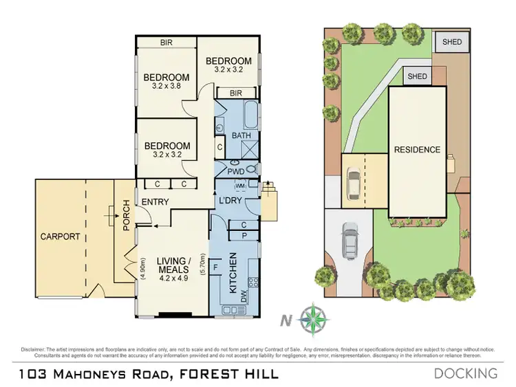 Floorplan of Homely house listing, 103 Mahoneys Road, Forest Hill VIC 3131