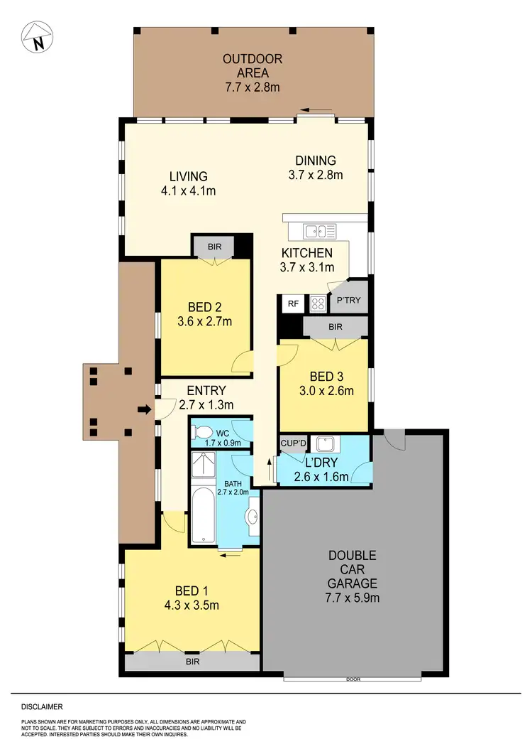 Floorplan of Homely house listing, 1/203 Warrenheip Street, Buninyong VIC 3357