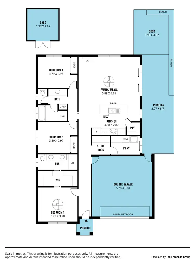 Floorplan of Homely house listing, 5A Ambrosini Circuit, Woodcroft SA 5162