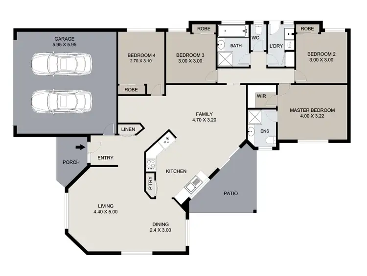 Floorplan of Homely house listing, 14 Bridgeman Place, New Auckland QLD 4680