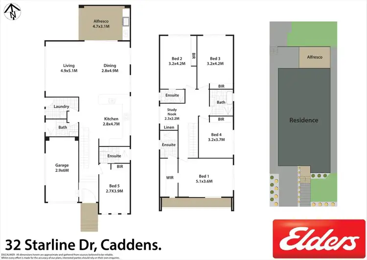 Floorplan of Homely house listing, 32 Starline Drive, Caddens NSW 2747