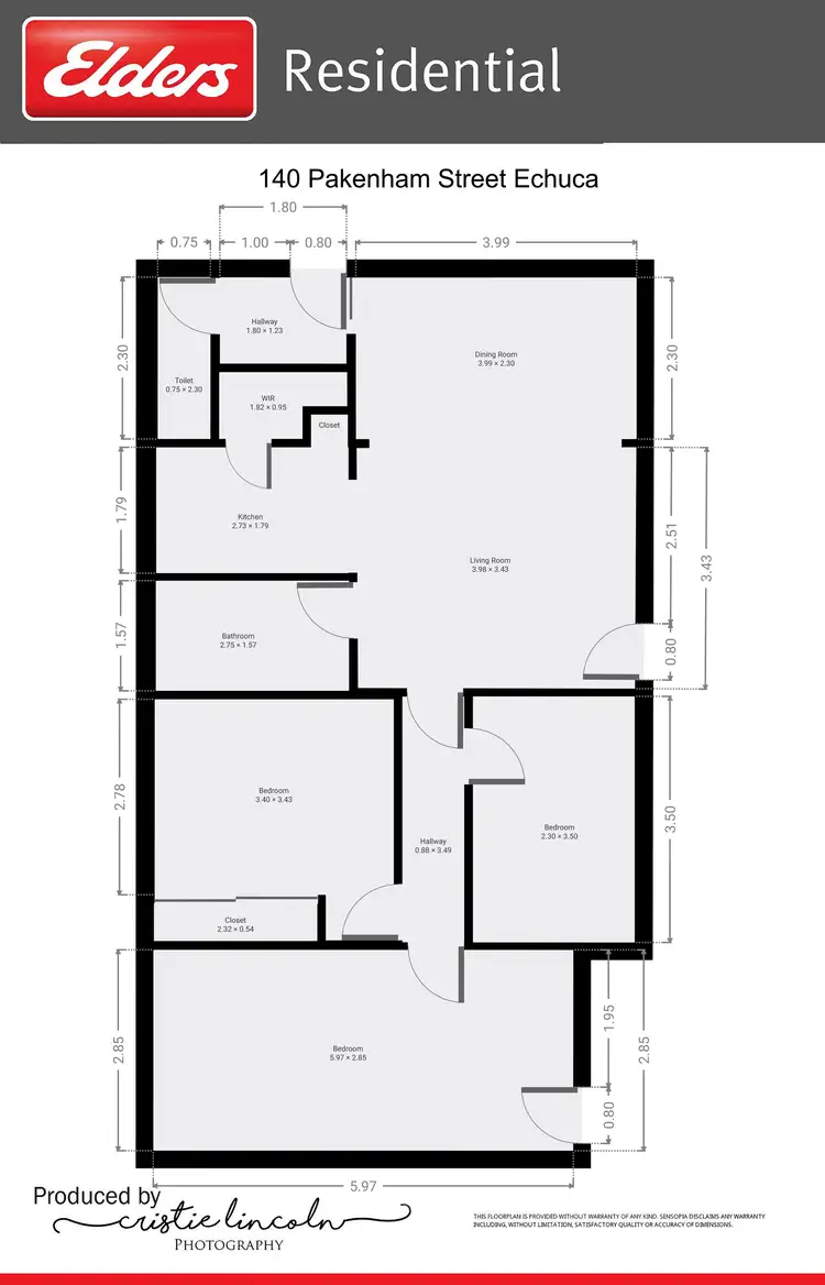 Floorplan of Homely house listing, 140 Pakenham Street, Echuca VIC 3564