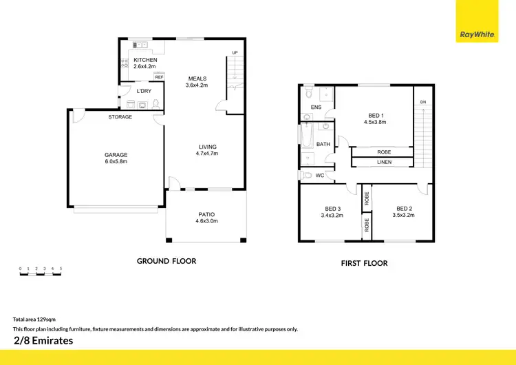 Floorplan of Homely semi-detached listing, 2/8 Emirates Street, North Lakes QLD 4509
