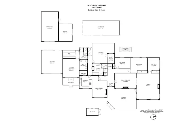 Floorplan of Homely house listing, 5478 Huon Highway, Waterloo TAS 7109