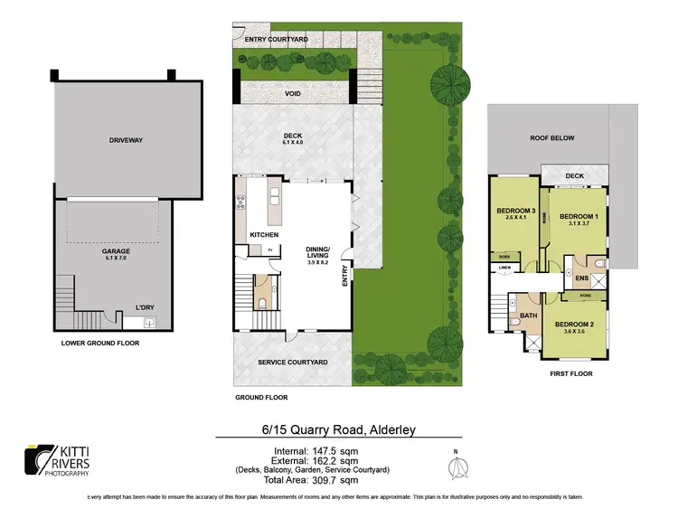 Floorplan of Homely townhouse listing, 6/15 Quarry Road, Alderley QLD 4051