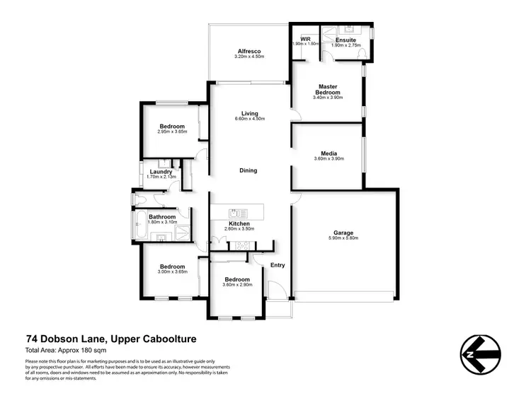 Floorplan of Homely house listing, 74 Dobson Lane, Upper Caboolture QLD 4510