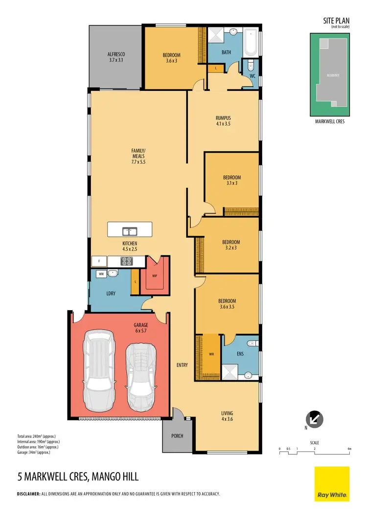 Floorplan of Homely house listing, 5 Markwell Crescent, Mango Hill QLD 4509