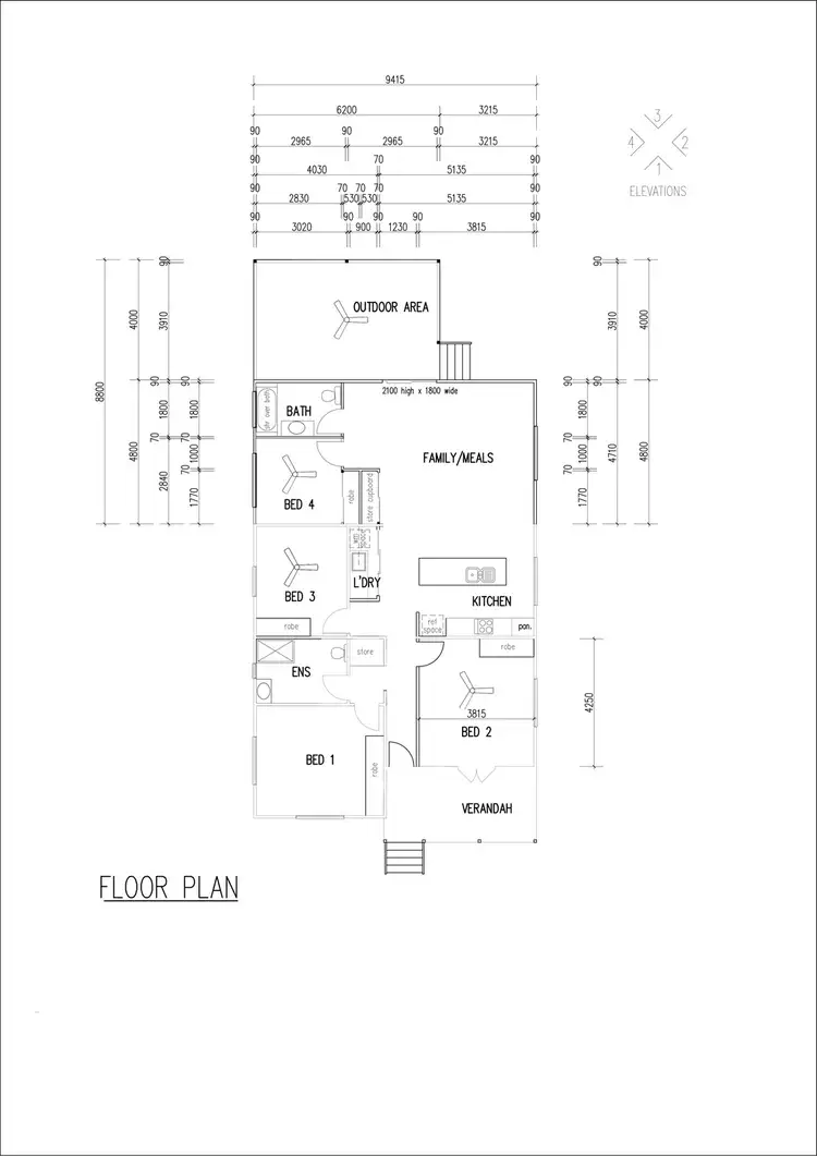 Floorplan of Homely house listing, 17 Hamwood Street, Toowoomba City QLD 4350