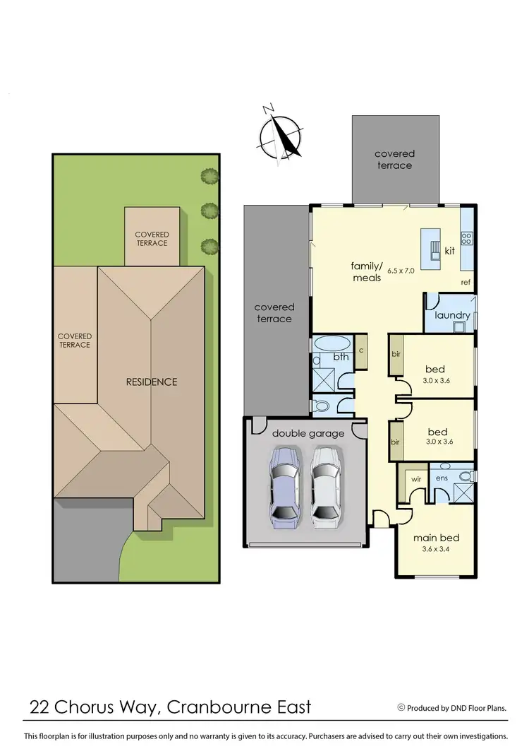 Floorplan of Homely house listing, 22 Chorus Way, Cranbourne East VIC 3977