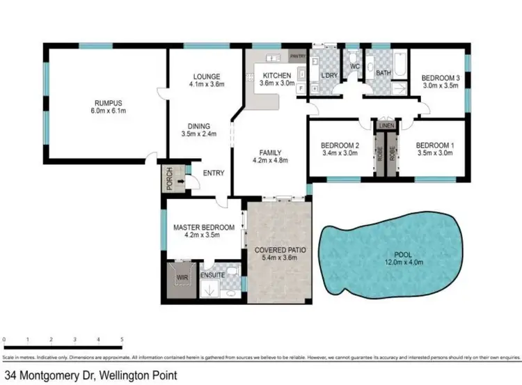 Floorplan of Homely house listing, 34 Montgomery Drive, Wellington Point QLD 4160