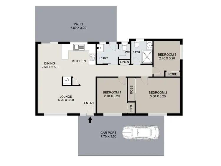 Floorplan of Homely house listing, 7 Verwood Court, Alexandra Hills QLD 4161