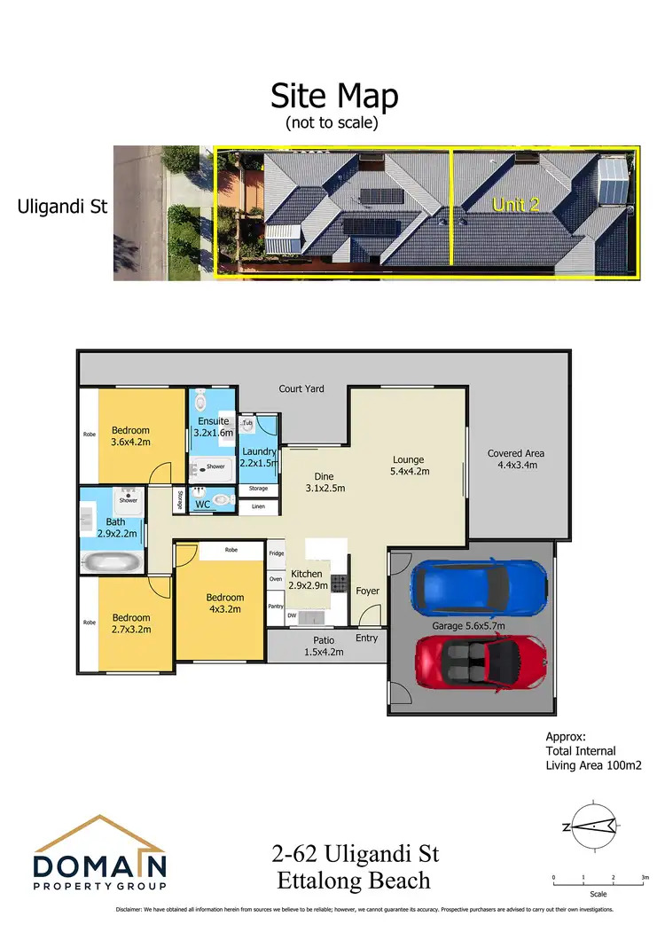Floorplan of Homely villa listing, 2/62 Uligandi Street, Ettalong Beach NSW 2257