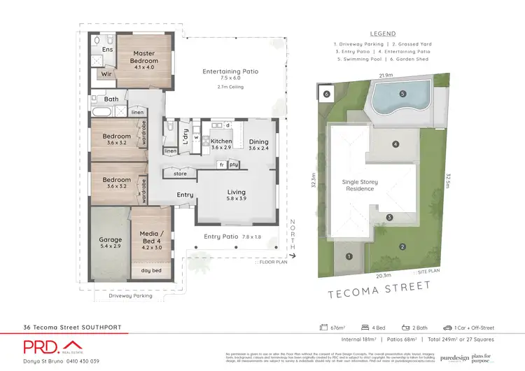 Floorplan of Homely house listing, 36 Tecoma Street, Southport QLD 4215