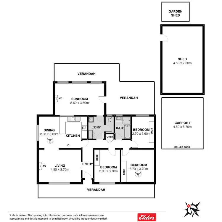 Floorplan of Homely house listing, 10 RICHARDS STREET, Goolwa SA 5214