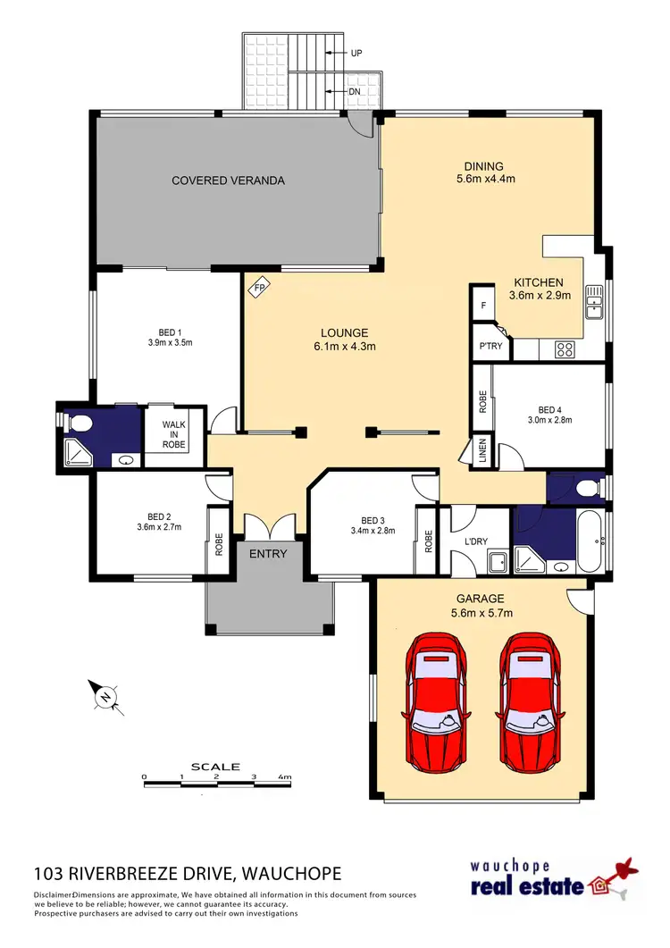 Floorplan of Homely house listing, 103 Riverbreeze Drive, Wauchope NSW 2446