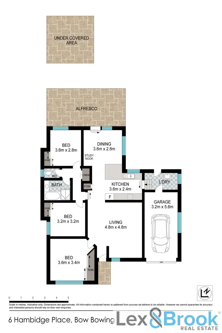 Floorplan of Homely house listing, 6 Hambidge Place, Bow Bowing NSW 2566