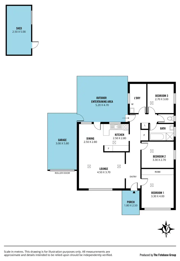 Floorplan of Homely house listing, 13 Arnold Drive, Hackham SA 5163