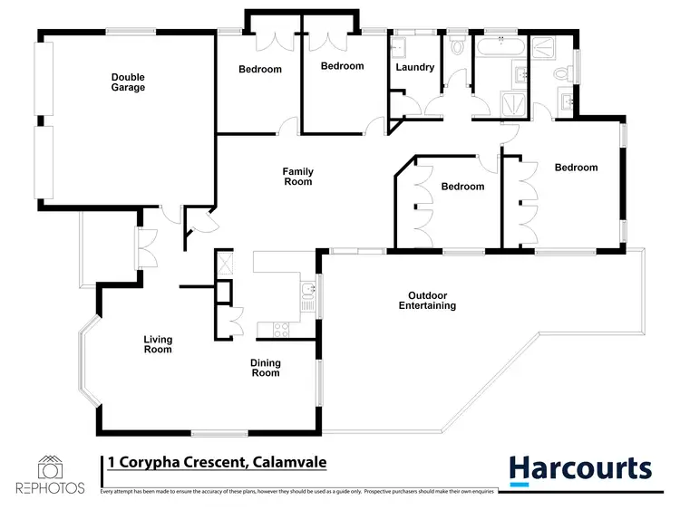 Floorplan of Homely house listing, 1 Corypha Crescent, Calamvale QLD 4116