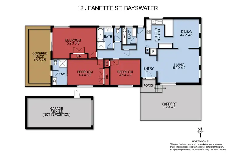 Floorplan of Homely house listing, 12 Jeanette Street, Bayswater VIC 3153