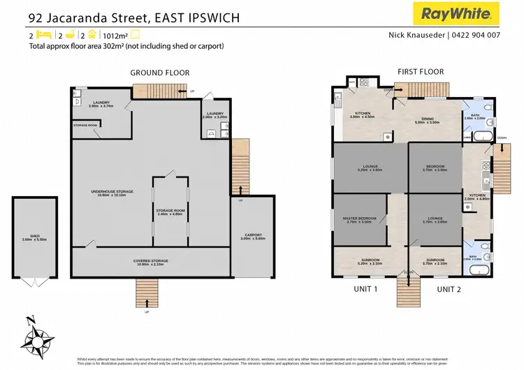 Floorplan of Homely house listing, 92 Jacaranda Street, East Ipswich QLD 4305