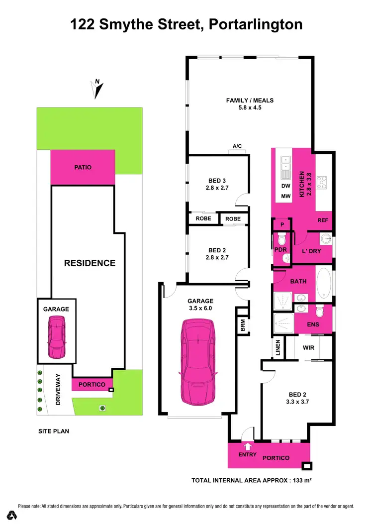Floorplan of Homely house listing, 122 Smythe Street, Portarlington VIC 3223