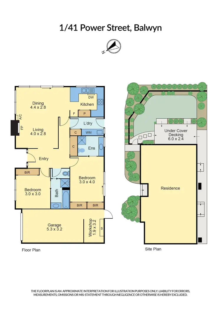 Floorplan of Homely unit listing, 1/41 Power Street, Balwyn VIC 3103