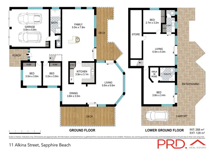 Floorplan of Homely house listing, 11 Alkina Street, Sapphire Beach NSW 2450
