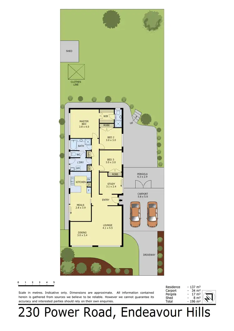 Floorplan of Homely house listing, 230 Power Road, Endeavour Hills VIC 3802