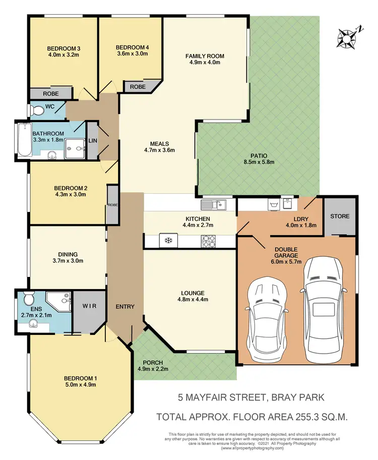 Floorplan of Homely house listing, 5 Mayfair Street, Bray Park QLD 4500