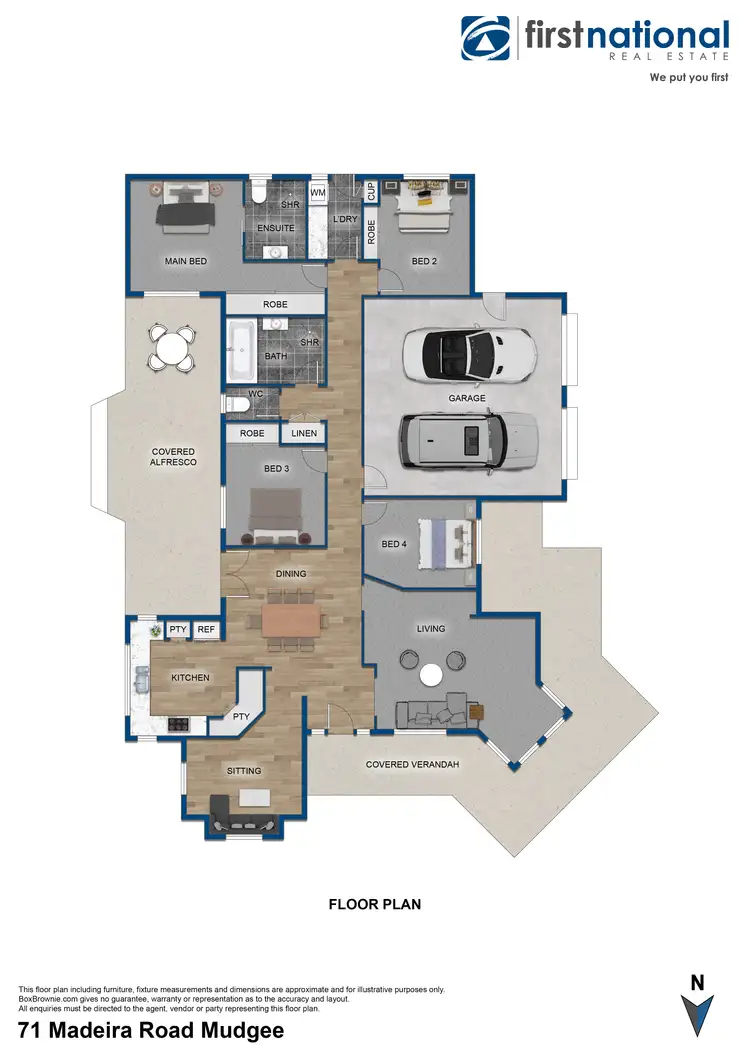 Floorplan of Homely house listing, 71 Madeira Road, Mudgee NSW 2850